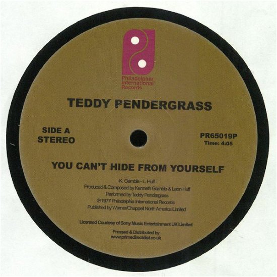You Can't Hide From Yourself - Teddy Pendergrass - Musikk - PHILADELPHIA INTERNATIONAL - 5060202593613 - 11. april 2019