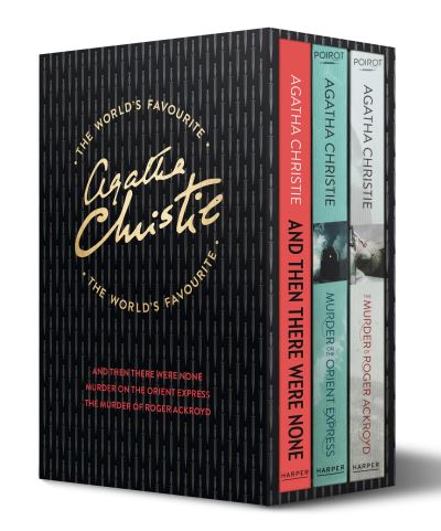 Cover for Agatha Christie · The World's Favourite: And Then There Were None, Murder on the Orient Express, the Murder of Roger Ackroyd (Book) [Boxed Set edition] (2015)