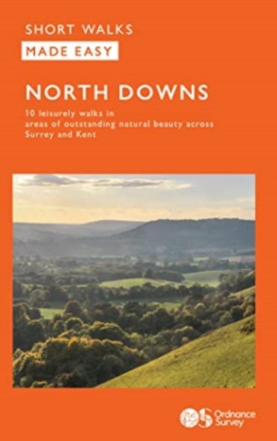Cover for OS Short Walks Made Easy - North Downs: 10 Leisurely Walks - OS Short Walks Made Easy (Taschenbuch) (2023)