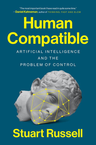 Cover for Stuart Russell · Human Compatible: Artificial Intelligence and the Problem of Control (Hardcover bog)