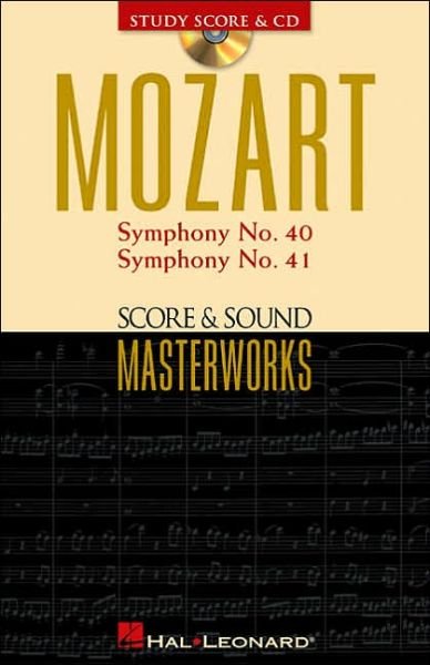 Cover for Wolfgang Amadeus Mozart · Mozart - Symphony No. 40 in G Minor / Symphony No. 41 in C Major (Buch) (2003)