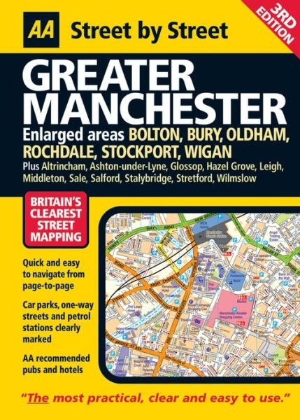 Cover for AA Publishing · AA Street by Street Greater Manchester: Enlarged Areas (Paperback Book) [Second edition] (2007)