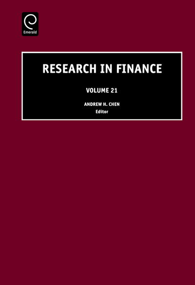 Cover for Research in Finance - Research in Finance (Hardcover Book) (2005)