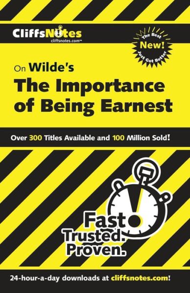 Cover for Susan Van Kirk · Cliffsnotes on Wilde's &quot;The Importance of Being Earnest&quot; (Paperback Book) (2003)