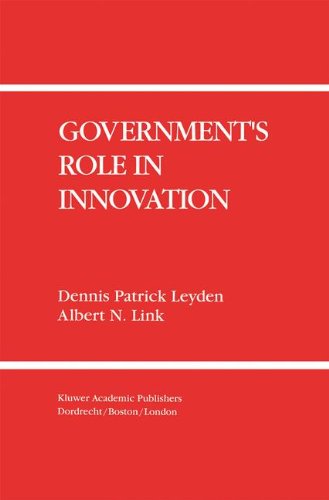 Cover for Dennis Patrick Leyden · Government's Role in Innovation (Hardcover Book) [1992 edition] (1992)