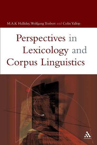 Cover for Colin Yallop · Lexicology and Corpus Linguistics (Open Linguistics) (Gebundenes Buch) (2004)