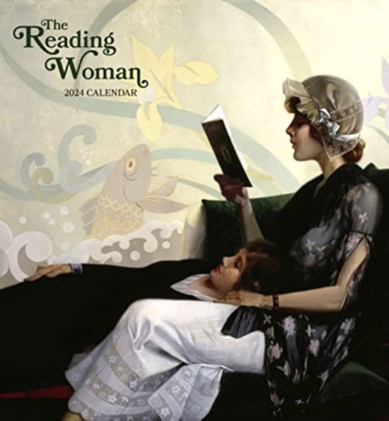 The Reading Woman 2024 Wall Calendar - Pomegranate - Książki - Pomegranate - 9781087507613 - 15 lipca 2023