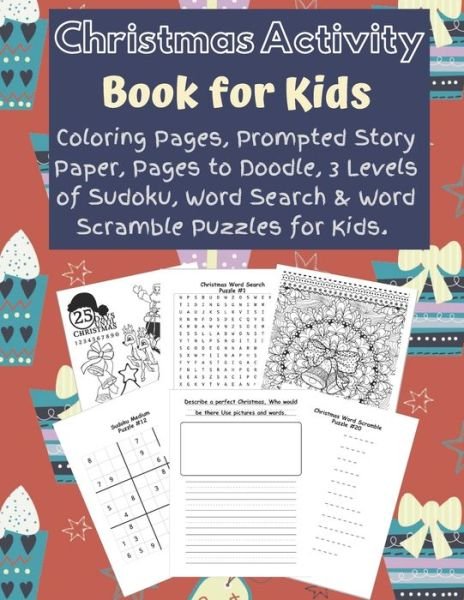 Cover for T2kids Publishing Co · Christmas Activity Book for Kids (Paperback Bog) (2019)