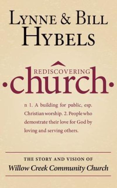 Cover for Bill Hybels · Rediscovering Church (CD) (2017)