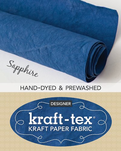 Kraft-tex® Roll Sapphire Hand-dyed & Prewashed: Kraft Paper Fabric - Publishing, C&T - Produtos - C & T Publishing - 9781617458613 - 10 de setembro de 2019