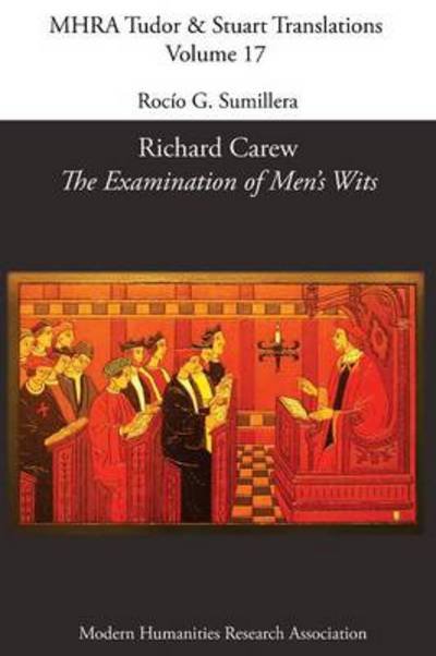 Cover for Rocio G Sumillera · Richard Carew, 'the Examination of Men's Wits' (Paperback Book) (2014)