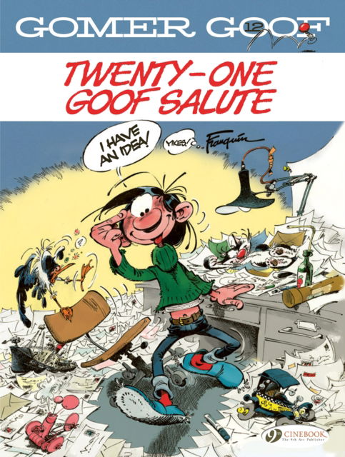 Cover for Andre Franquin · Gomer Goof Vol. 12: Twenty-one Goof Salute (Paperback Book) (2025)