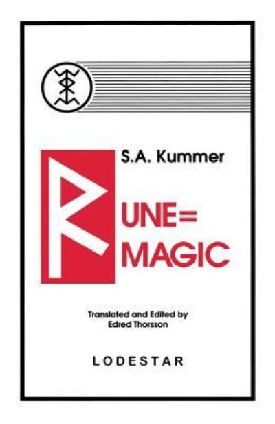 Cover for Siegfried Adolf Kummer · Rune-Magic (Paperback Book) (2017)