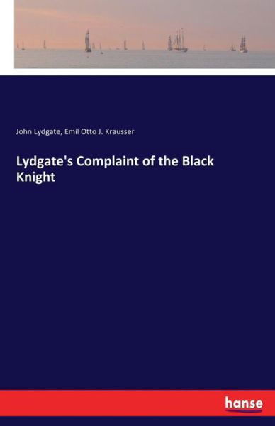 Cover for Lydgate · Lydgate's Complaint of the Blac (Bok) (2017)