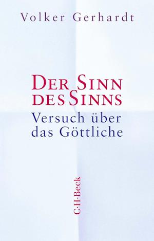 Cover for Volker Gerhardt · Der Sinn des Sinns (Paperback Book) (2022)