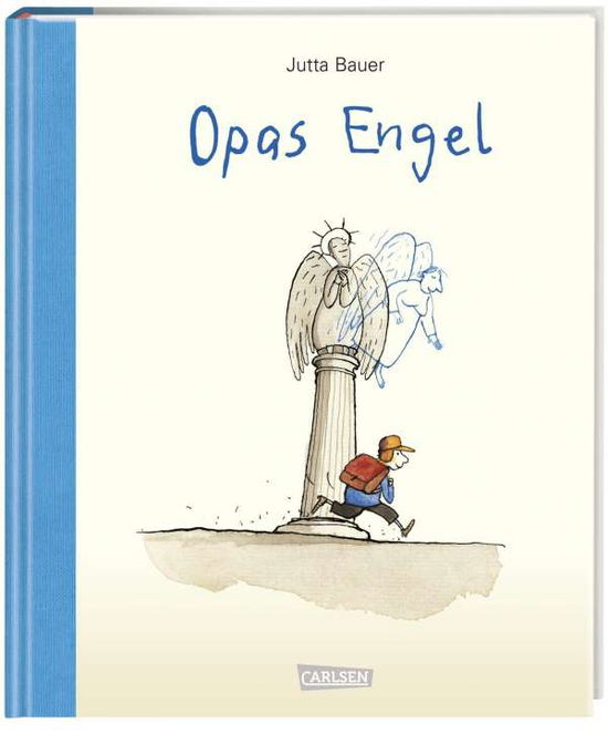 Opas Engel - Jubiläumsausgabe im großen Format in hochwertiger Ausstattung mit Halbleinen - Jutta Bauer - Bøker - Carlsen Verlag GmbH - 9783551521613 - 26. august 2021
