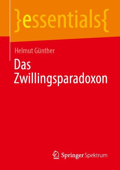 Cover for Günther · Das Zwillingsparadoxon (Book) (2020)