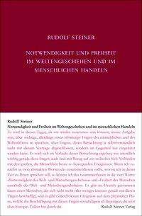 Cover for Steiner · Notwendigkeit und Freiheit im W (Bog)