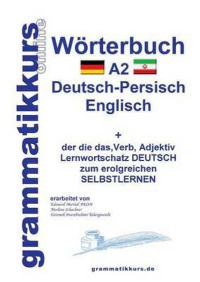 Cover for Schachner · Wörterbuch Deutsch - Persisch (Bog) (2016)