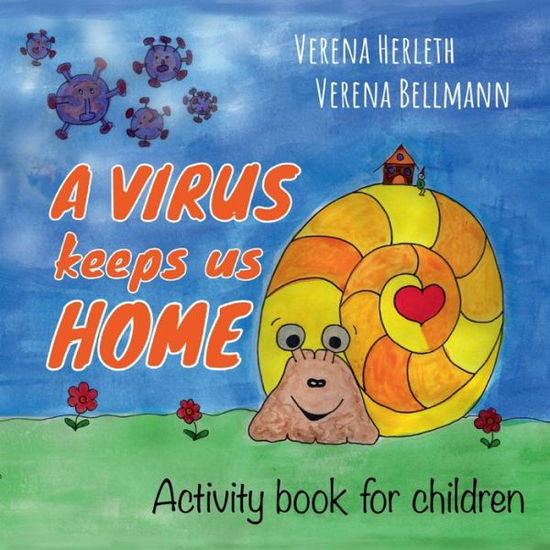 Cover for Verena Herleth · A virus keeps us home: Activity book for children (Paperback Bog) (2020)