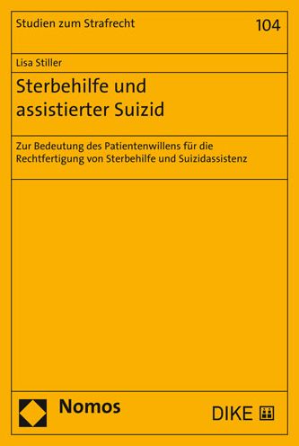 Cover for Stiller · Sterbehilfe und assistierter Su (Book) (2020)