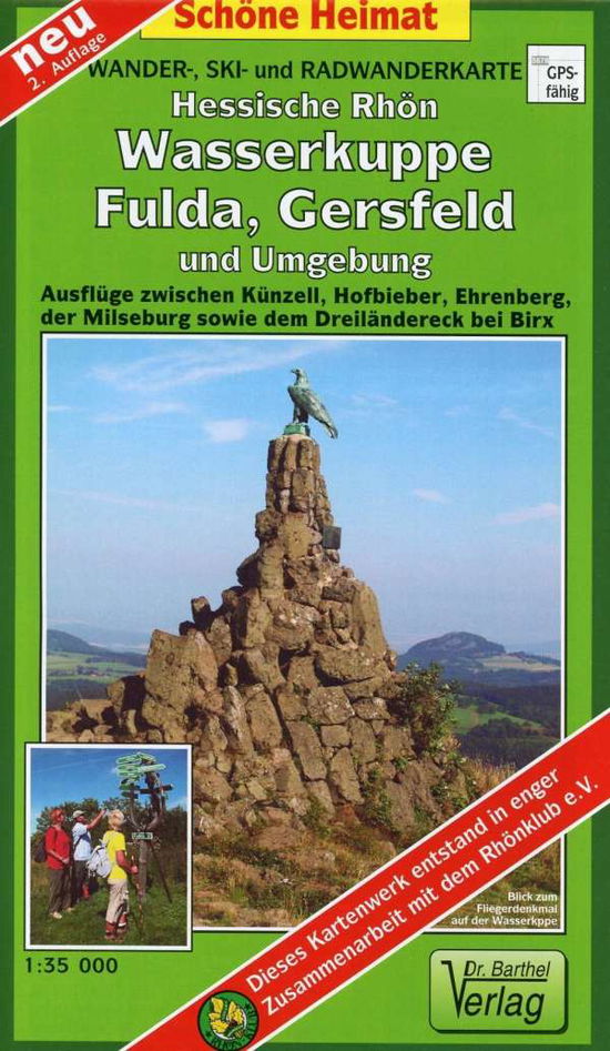 Dr.Barthel Karten. Hess.Rhön,Wasserkupp (Book)