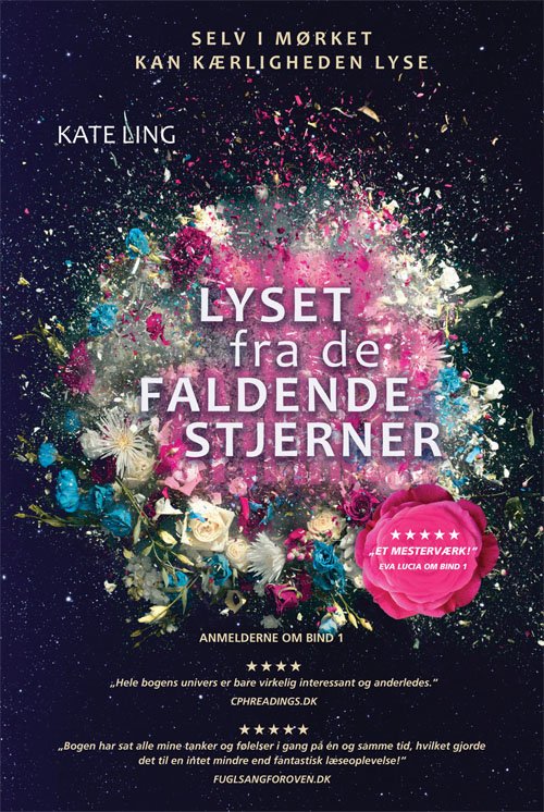 Cover for Kate Ling · Lyset fra de faldende stjerner (Hardcover Book) [1er édition] (2018)