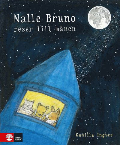 Cover for Gunilla Ingves · Nalle Bruno reser till månen pdf (PDF) (2018)