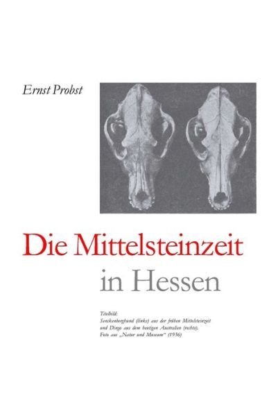 Cover for Ernst Probst · Die Mittelsteinzeit in Hessen - Bucher Von Ernst Probst UEber Die Steinzeit (Taschenbuch) (2021)
