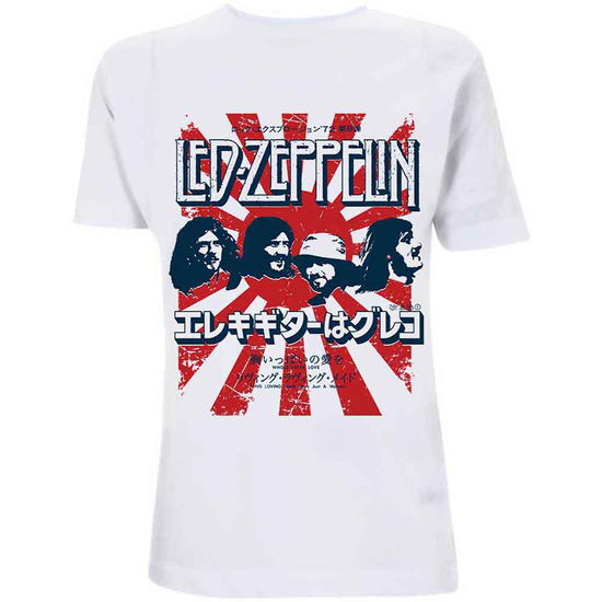 Led Zeppelin Unisex T-Shirt: Japanese Burst - Led Zeppelin - Gadżety -  - 9950670253613 - 