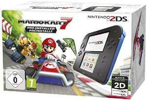 Cover for Nintendo 2ds | Hardware · Nintendo 2DS Black+Mario Kart 7.2205032 (Bog)