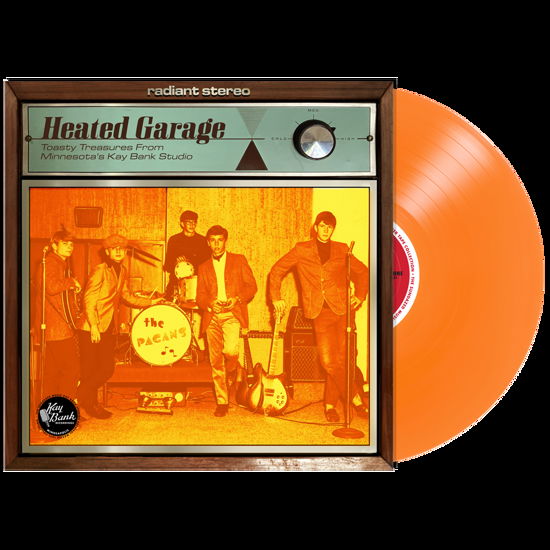 Cover for Heated Garage: Toasty Treasures From Minnesota's Kay Bank Studio (LP) [RSD 2024 Orange Vinyl edition] (2024)