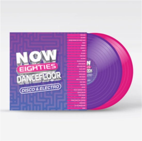 Cover for Now That's What I Call 80s Dancefloor: Disco &amp; · Now Thats What I Call 80s Dancefloor: Disco &amp; Electro (Coloured Vinyl) (LP) (2023)