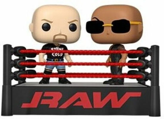 Cover for Funko Pop! Moment: · Wwe- the Rock vs Stone Cold in Wrestling Ring (Funko POP!) (2021)