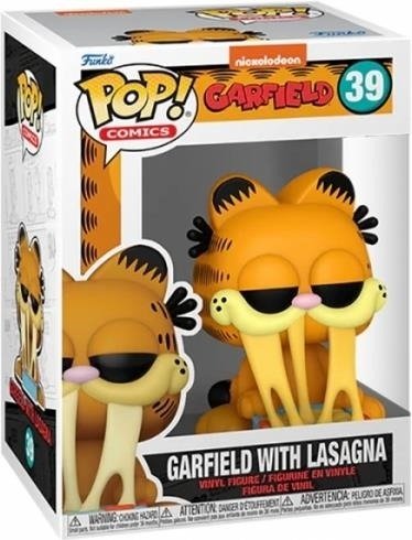 Garfield POP! Comics Vinyl Figur Garfield w/Lasagn -  - Merchandise - Funko - 0889698801614 - 26 juni 2024