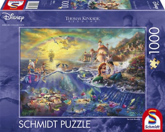 Cover for Disney · Disney The Little Mermaid 1000Pc Jigsaw Puzzle (Thomas Kinkade) (Jigsaw Puzzle) (2021)