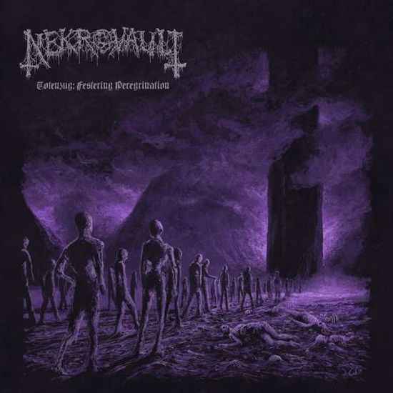 Cover for Nekrovault · Totenzug: Festering Peregrination (LP) [Coloured edition] (2020)