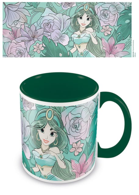 Cover for Aladdin · Floral Jasmine (Green Coloured Inner) (Mugg)