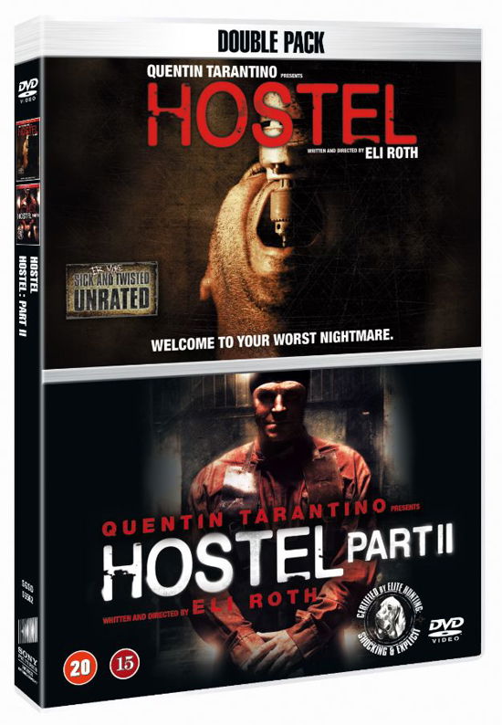 Cover for Doublepack · Hostel / Hostel 2 (DVD) (2009)