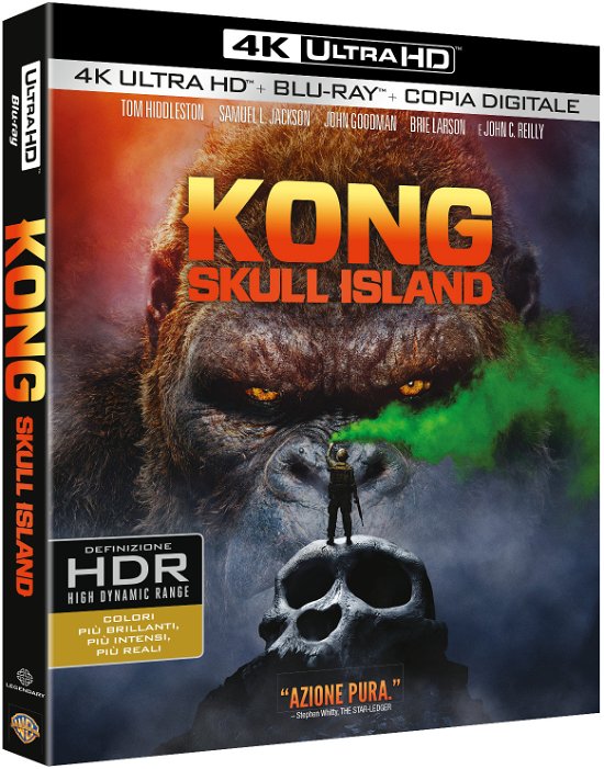 Kong: Skull Island (Blu-Ray 4K Ultra HD+Digital Copy) - Kong: Skull Island (4k Ultra H - Filmes -  - 5051891150614 - 13 de julho de 2017