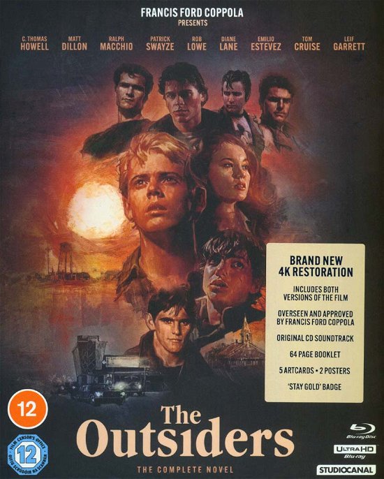 Cover for Outsiders: the Complete Novel · The Outsiders - The Complete Novel Collectors Edition (4K Ultra HD) (2021)