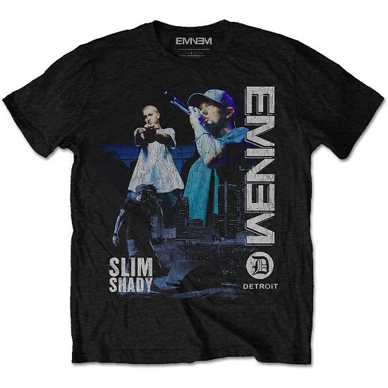 Eminem Unisex T-Shirt: Detroit - Eminem - Koopwaar -  - 5056170645614 - 