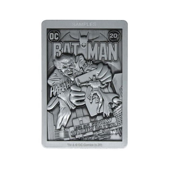 Cover for Fanattik · Plaque Dc Joker (MERCH)