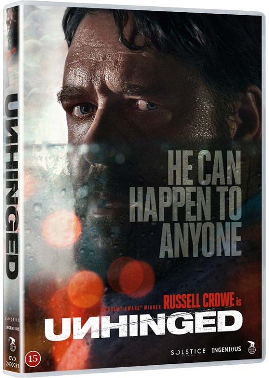 Unhinged - Russell Crowe - Películas -  - 7332421065614 - 3 de diciembre de 2020