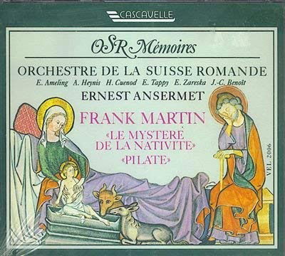 Cover for Frank Martin  · Pilate (CD)