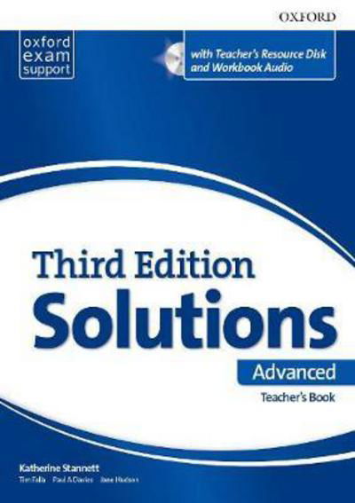 Cover for Oxford Editor · Solutions: Advanced: Teacher's Pack - Solutions (Book) [3 Revised edition] (2018)