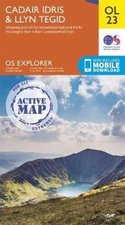 Cadair Idris & Llyn Tegid - OS Explorer Active (Map) (2019)