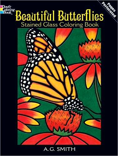 Cover for A G Smith · Beautiful Butterflies Stained Glass Coloring Book - Dover Nature Stained Glass Coloring Book (Paperback Book) [Second edition] (2003)