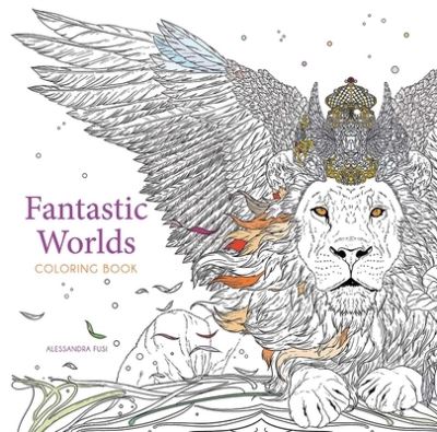 Cover for Alessandra Fusi · Fantastic Worlds Coloring Book (Paperback Book) (2024)