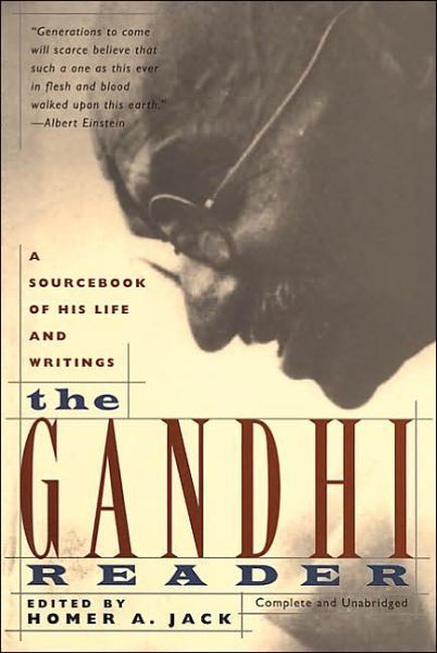 Cover for Mahatma Gandhi · The Gandhi Reader: A Sourcebook of His Life and Writings (Pocketbok) [Revised edition] (1994)